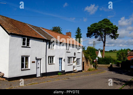 Milverton, a village near Taunton Somerset england Stock Photo