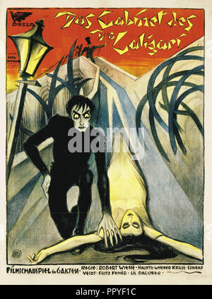 the cabinet of dr caligari poster Stock Photo