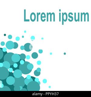 Modern dots background using as template, vector illustration Stock Vector