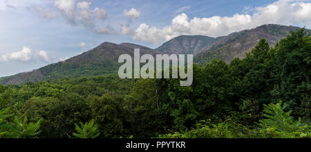 Smoky Mountains Scenic Landscape Stock Photo