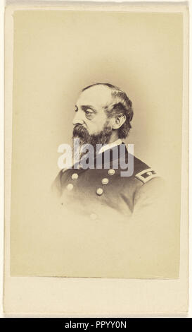 Major-General George Gordon Meade, 1815 - 1872, Frederick Gutekunst, American, 1831 - 1917, about 1862; Albumen silver print Stock Photo