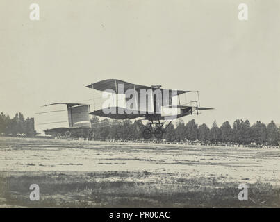 Early Airplane Prototype; Fédèle Azari, Italian, 1895 - 1930, Milan, Italy; 1914 - 1929; Gelatin silver print; 17.2 x 23.4 cm Stock Photo