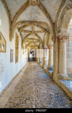 Cloisters of the Convent of Christ in Tomar, Portugal - A UNESCO World Heritage Site Stock Photo