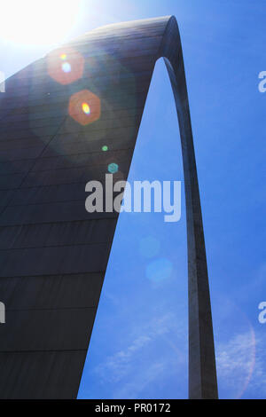 The Gateway Arch in St. Louis, Missouri Stock Photo