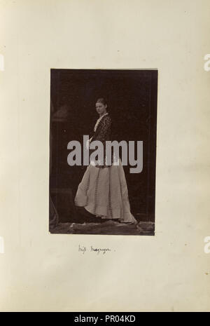 Miss MacGregor; Ronald Ruthven Leslie-Melville, Scottish,1835 - 1906, England; 1860s; Albumen silver print Stock Photo
