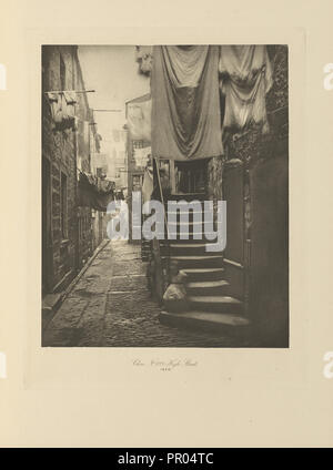 Close No. 193 High Street; Thomas Annan, Scottish,1829 - 1887, Glasgow, Scotland; negative 1868; print 1900; Photogravure Stock Photo