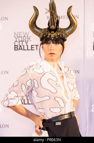 New York, United States. 27th Sep, 2018. Georgina Pazcoguin attends New York City Ballet 2018 Fall Fashion Gala at David H. Koch Theater at Lincoln Center Credit: Lev Radin/Pacific Press/Alamy Live News Stock Photo