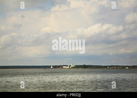 Lake Seliger near Ostashkov. Tver oblast. Russia Stock Photo