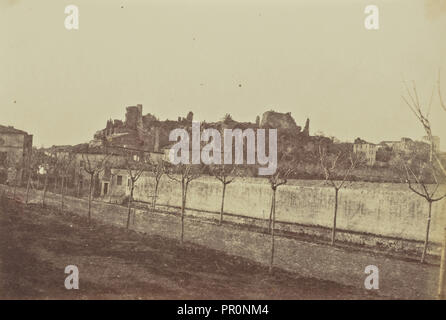 Palace of the Caesars, Rome; Mrs. Jane St. John, British, 1803 - 1882, Rome, Italy; 1856 - 1859; Albumen silver print Stock Photo