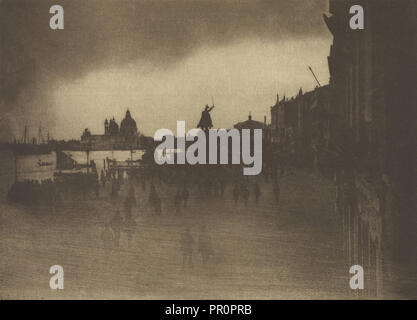 The Riva Schiavoni, Venice; James Craig Annan, Scottish, 1864 - 1946, Venice, Italy; October 1904; Photogravure; 14.3 x 19.8 cm Stock Photo