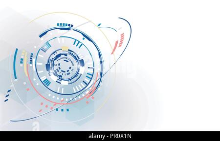 Big data connection complex, Network design Technology, Abstract background science Stock Vector