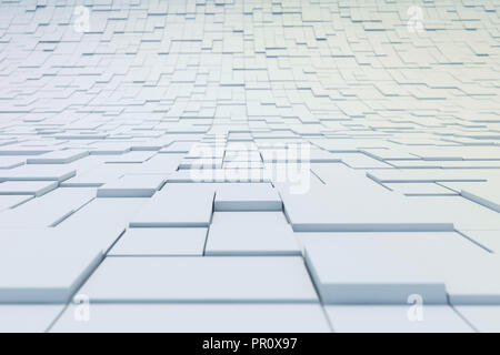 3d abstract cubes background Stock Photo