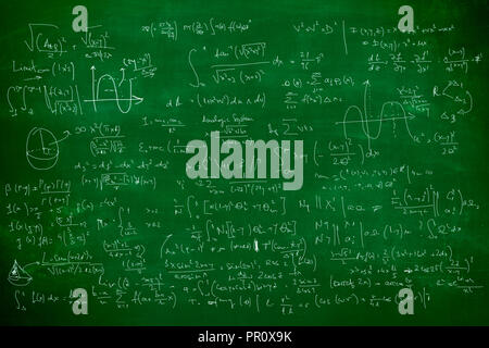 mathematic equations background Stock Photo