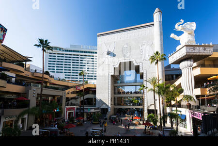 Hollywood and Highland shopping mall, Hollywood Boulevard, Hollywood, Los Angeles, California, United States of America, North America Stock Photo