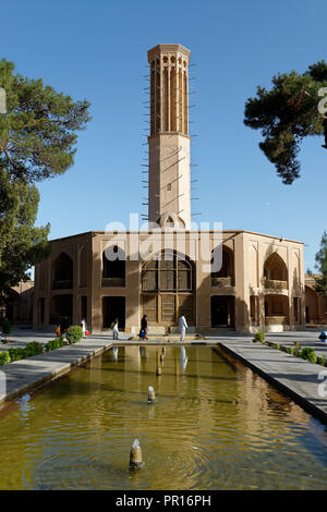 Windtower (wind catcher), Dowlat Abat Garden pavilion, Yazd city, Iran, Middle East Stock Photo