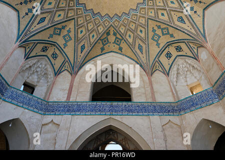 Agha Bozorg Mosque, Kashan city, Iran, Middle East Stock Photo