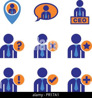 User interactions Stock Vector