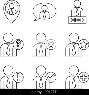 Office interactions set. Team communication scenes. Work process ...