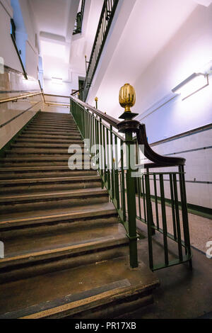 The Merchants House of Glasgow Scotland Staircase Stock Photo