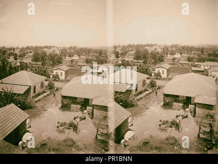 Jewish colonies and settlements. Richon le Zion. 1920, Israel, Rishon le-Tsiyon Stock Photo