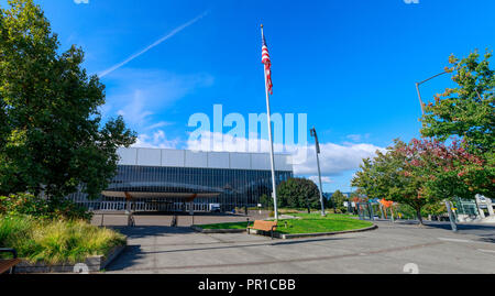 Portland, Oregon - Sep 21, 2018 : RoseQuarter, Sports arena in Portland, Oregon Stock Photo