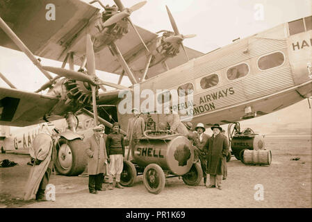 Aircrafts Etc. Of The Imperial Airways Ltd., On The Sea Of Galilee And ...