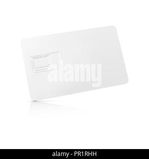 Sim card starter kit, illustration. Stock Photo