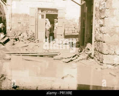 Flood-war damage 1925, Middle East Stock Photo