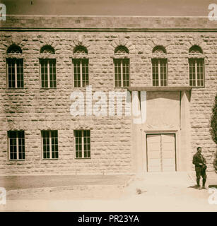 Balfour at Jewish colonies 1925, Israel Stock Photo