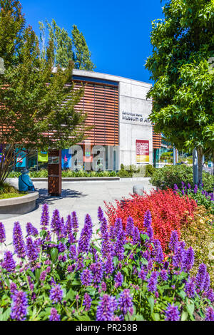 Bainbridge Island Museum of Art on Bainbridge Island in Puget Sound across from Seattle Washington United States Stock Photo