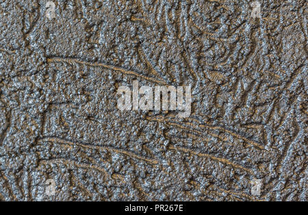 Modern grainy silver wall luxurious background texture pattern Stock Photo