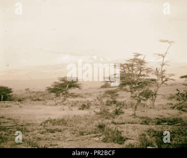 Mt. Kenya on road from Nyeri to Nanyukin. 1936, Kenya Stock Photo