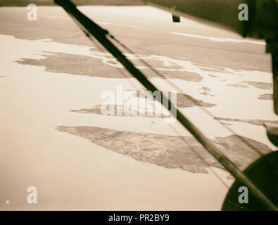 Sudan. Bor District (Sud country). Air view. Section of the Nile. 1936, Sudan, Bor District Stock Photo