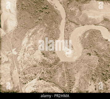 Aerial photos, Sea of Galilee & Jerus. [i.e., Jerusalem], Jordan R. [i.e., River], Amman. 1910 Stock Photo