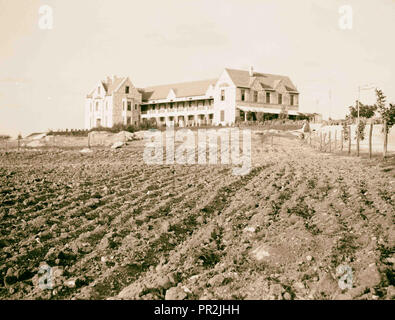 Agriculture, Agricultural school at Tul Karem. Donated by Sir Khadouri for Arab students. 1930, Middle East, Israel Stock Photo