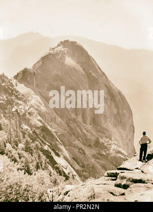 Sequoia National Park, Sept. 1957 Granite dome of Moro Rock. 1957, California, USA Stock Photo