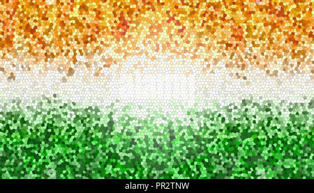Indian flag Illustration Background Stock Photo