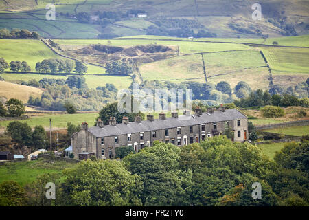 Denshaw village in Saddleworth Stock Photo - Alamy