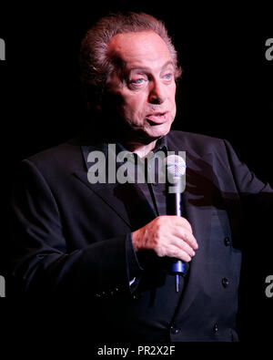 Jackie Mason performs his stand up comedy show at the Jackie Gleason Theater in Miami Beach, Florida on January 18, 2006. Stock Photo