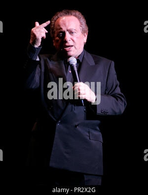 Jackie Mason performs his stand up comedy show at the Jackie Gleason Theater in Miami Beach, Florida on January 18, 2006. Stock Photo