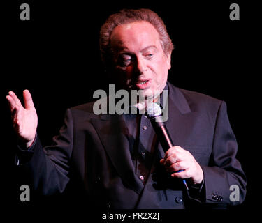 Jackie Mason performs his stand up comedy show at the Jackie Gleason Theater in Miami Beach, Florida on January 18, 2006. Stock Photo