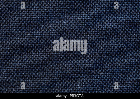 Contrast blue fabric texture on macro. Great blue fabric background. Stock Photo
