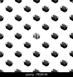 Hand wash 60 degrees celsius pattern vector seamless Stock Vector