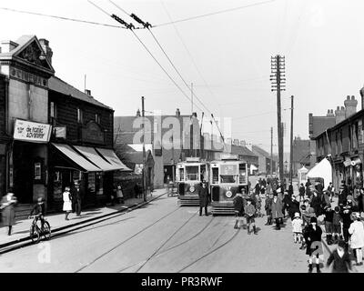 Goldthorpe Doncaster Road early 1900s Stock Photo - Alamy