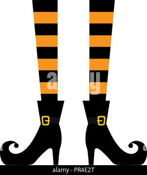 Striped Witch Socks