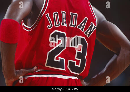 Michael Jordan of the Chicago Bulls. 1996-1997 Season Stock Photo - Alamy