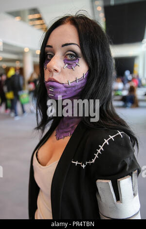 Sydney, NSW, Australia. 29th Sep, 2018. Cosplay Fans Attend Oz Comic-Con Sydney Credit: Christopher Khoury/Australian Press/ZUMA Wire/Alamy Live News Stock Photo