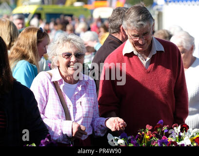 Malvern Autumn Show, Malvern, Worcestershire - Saturday 29th September 2018 - Visitors buy flowers and plants among the many nursery stands on a fine warm sunny autumn day at the show with local temperatures up to 16c - the Malvern Autumn Show continues to Sunday 30th September. Photo Steven May / Alamy Live News Stock Photo