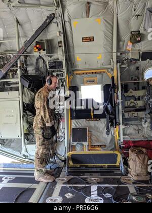 211 Rqs A C-130 King aircraft from the 211th Rescue Squadron participates in ...