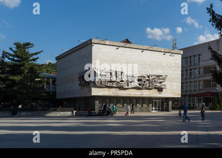 BATAK, BULGARIA - MAY 5, 2018: Center of historical town of Batak, Pazardzhik Region, Bulgaria Stock Photo